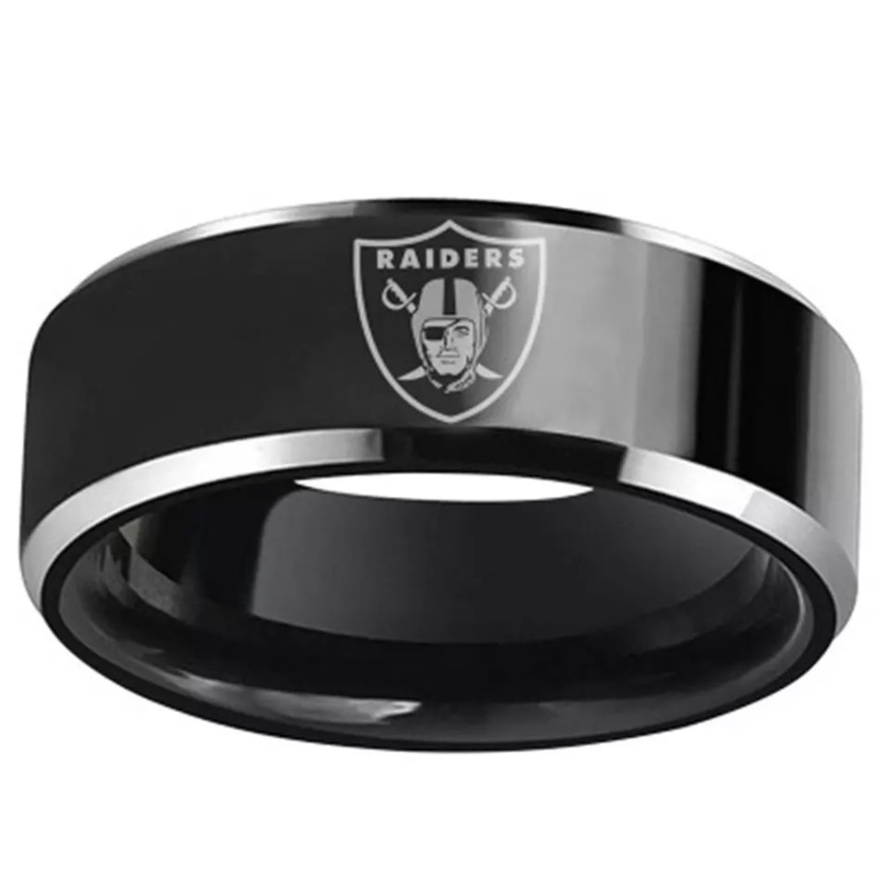 Las Vegas Raiders Titanium Ring